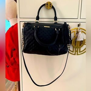 Perfect Lush Rebecca Minkoff black flame studded satchel. Like new.